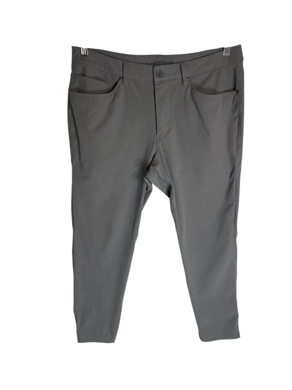 Lululemon ABC Slim-Fit Pant Full Length Warpstreme Grey-sz 34